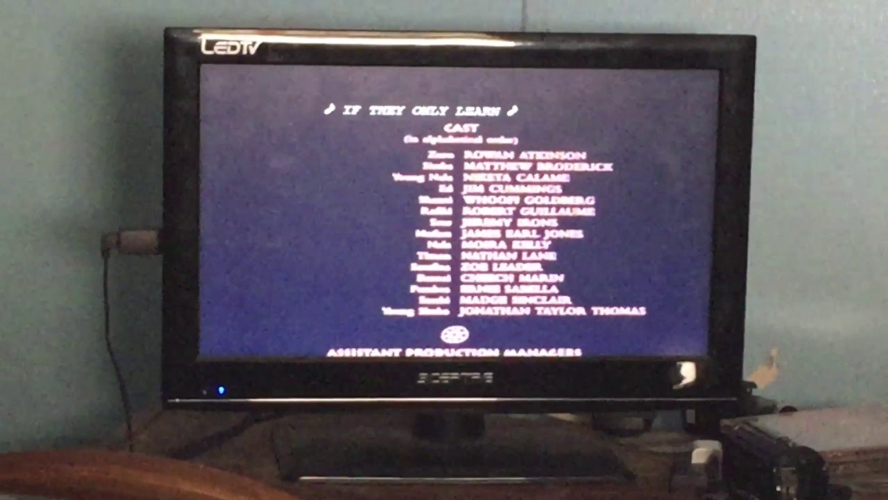 Closing to The Lion King 1995 VHS (Version #1)
