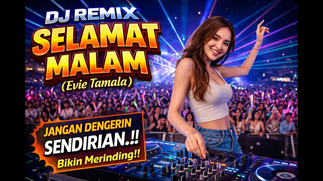 SELAMAT MALAM – Evie Tamala 🔥 DJ Remix Terbaru | Jangan Dengerin Sendirian!!