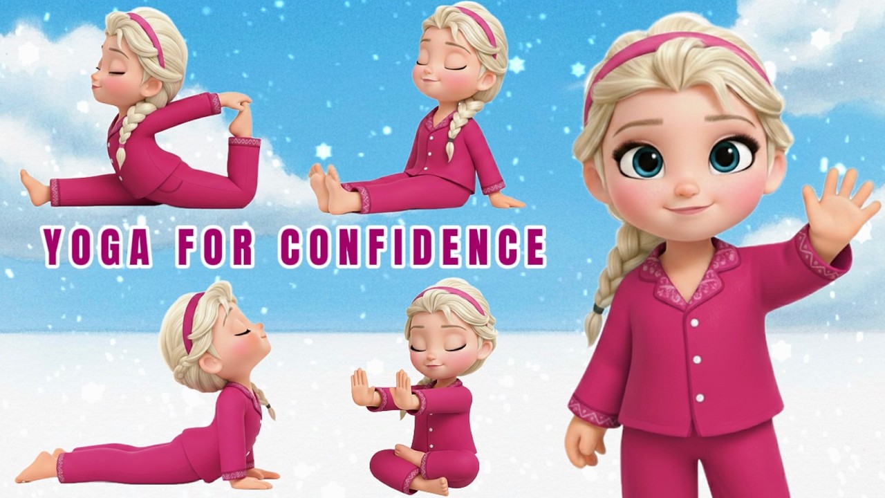 Yoga for Confidence ❄️ Frozen Yoga for Kids ❄️ Poses for Calm Mind and Healthy Body Yoga with Moli