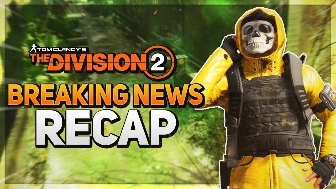 *BREAKING NEWS RECAP* The Division 2: Augment Costs, Escalation Tokens, & Exotic Component Changes!