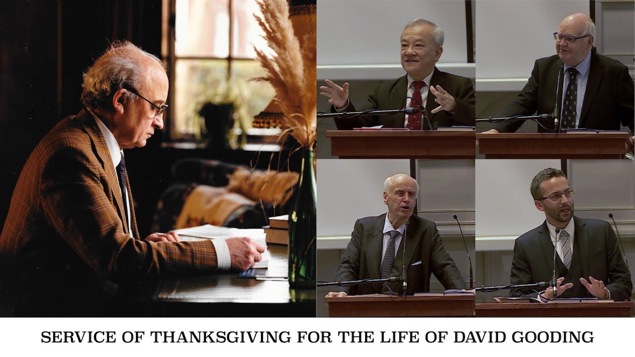 Service of Thanksgiving for David Gooding - 7th November 2019