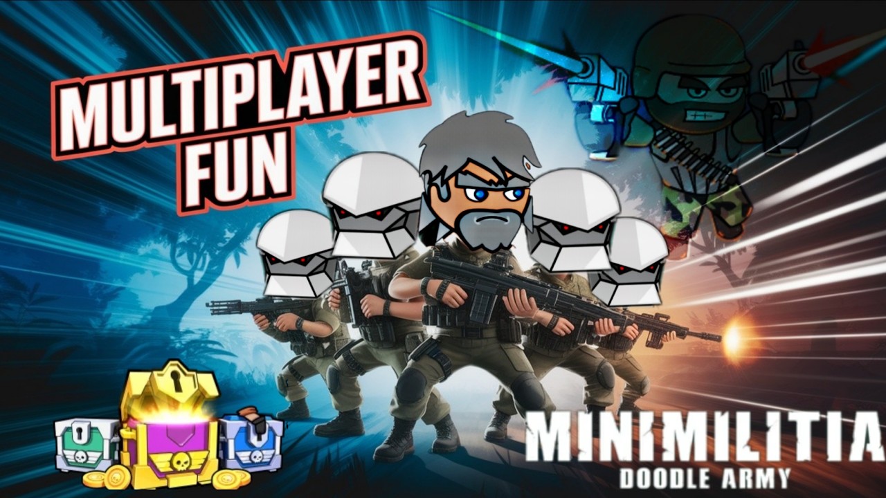 Mini Militia 🔴 Live Custom Room