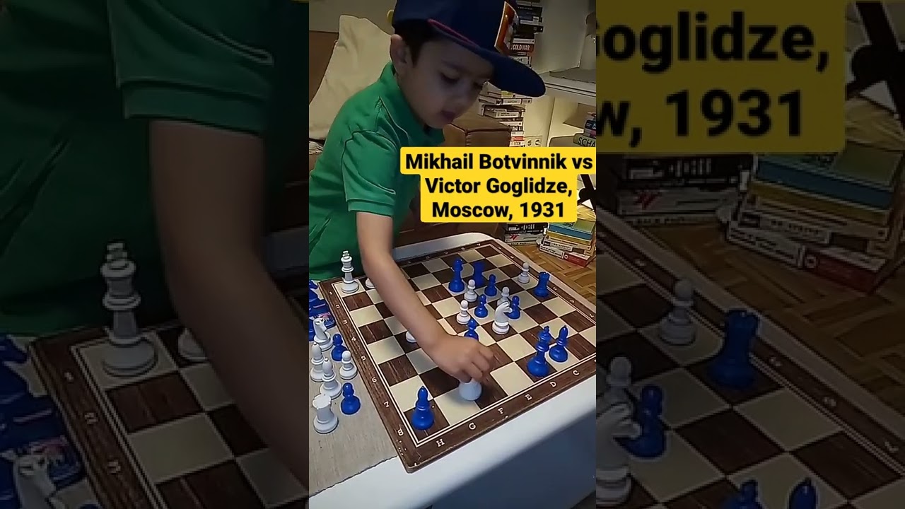 Chess: Mikhail Botvinnik vs Victor Goglidze, Moscow, 1931