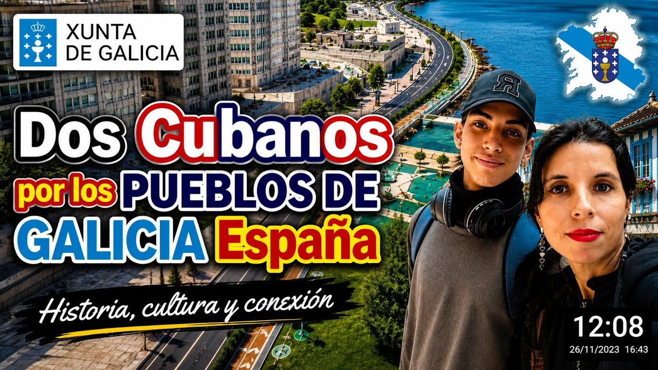 Dos cubanos por los pueblos de Galicia. ¿Cómo habrá sido la experiencia?