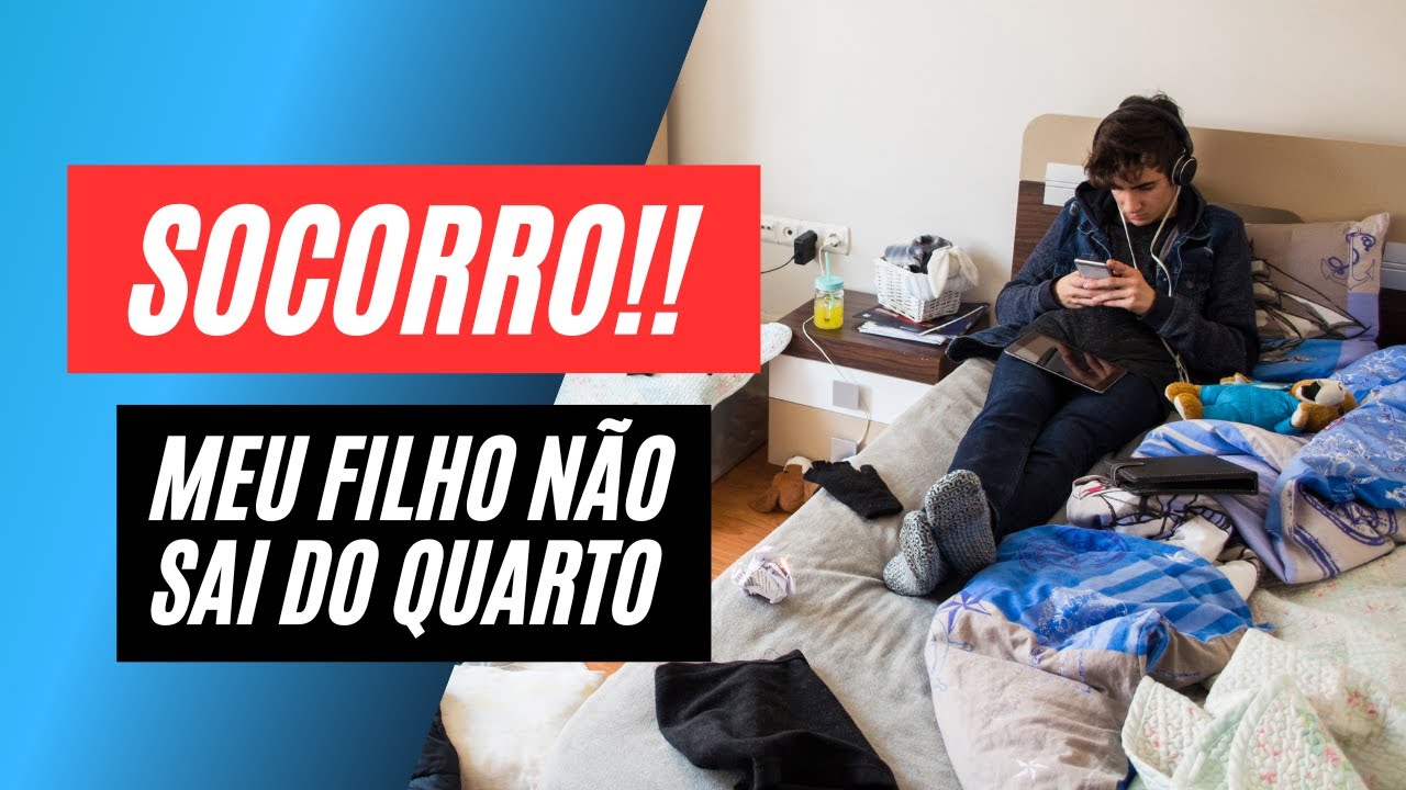 Socorro! Meu filho adolescente não sai do quarto!