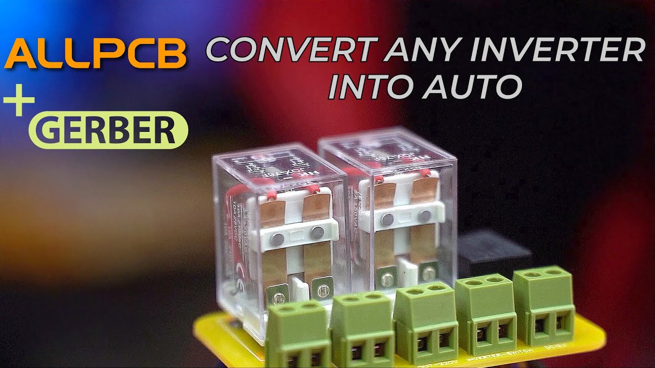 DIY | How to Make PCB | Convert Any Inverter into Auto Get $30 Coupon