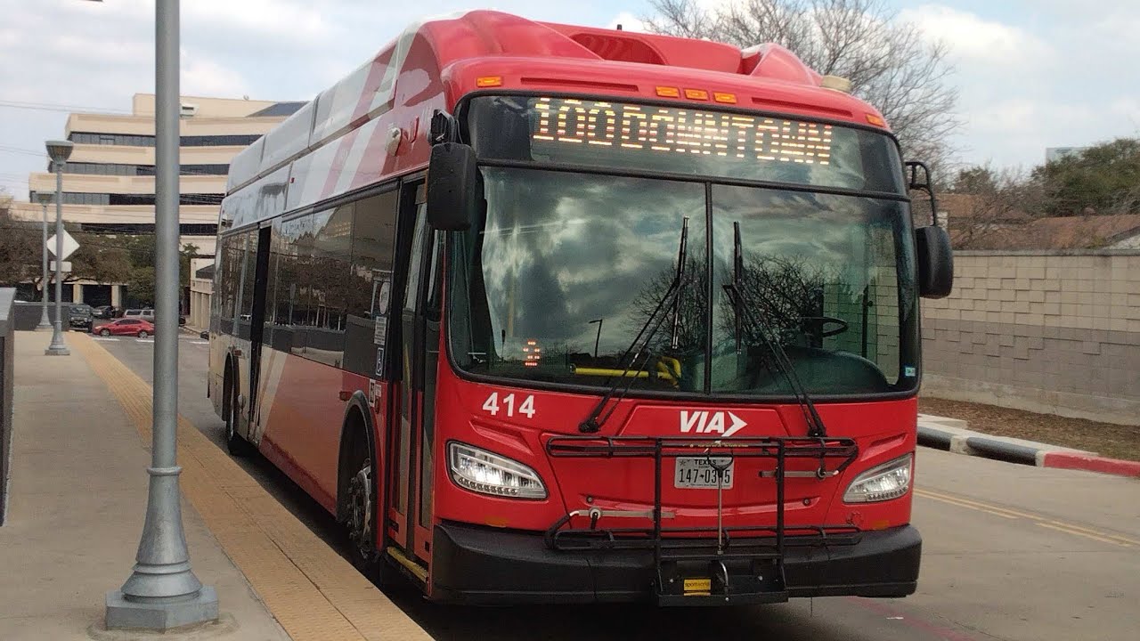 Hey Gang.. VIA bus New Flyer XN40 #414 (Again)