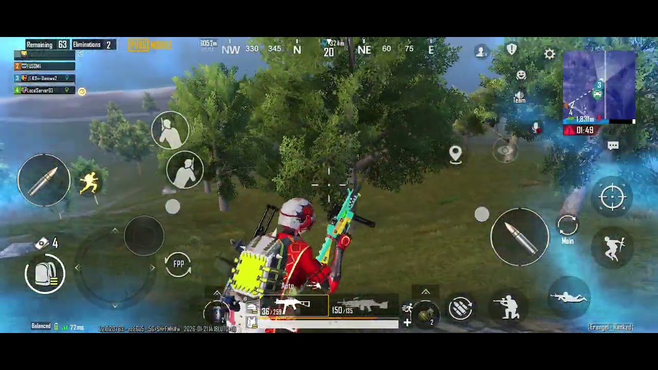 Pubgmobile#battleroyalegame#topmach don