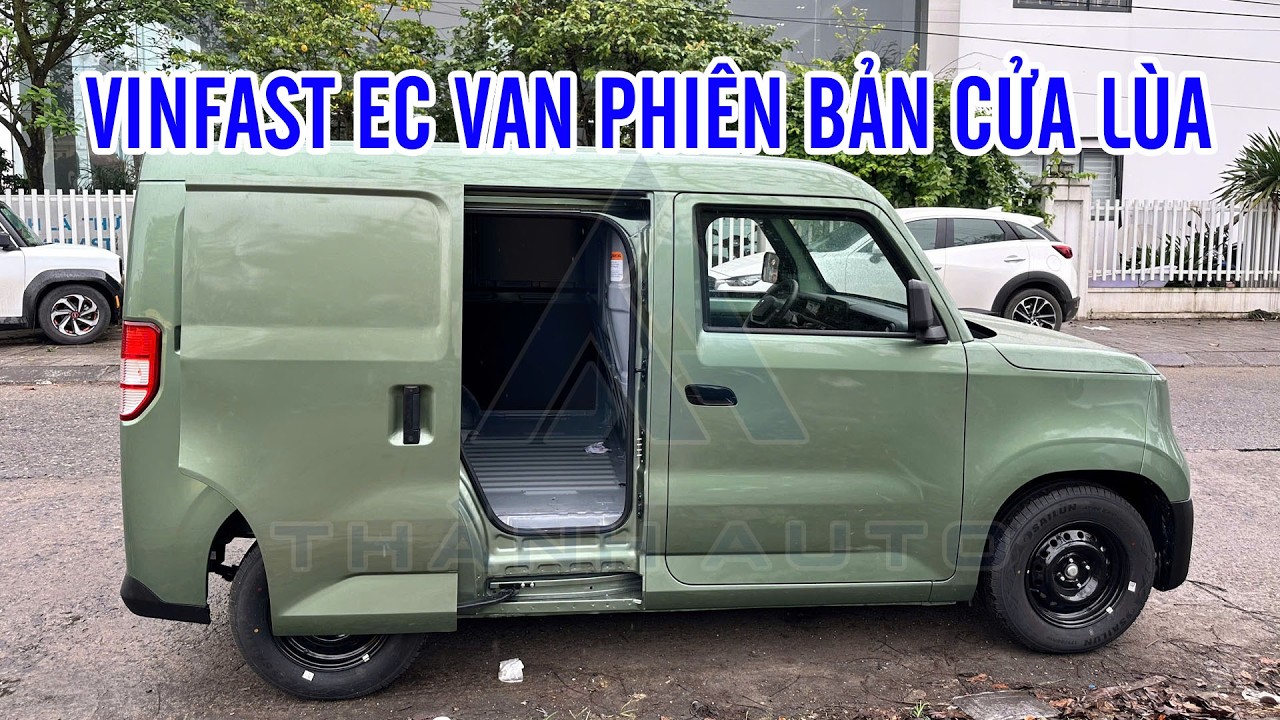 VinFast EC Van phi&ecirc;n bản cửa l&ugrave;a đầu ti&ecirc;n Việt Nam - Bản tiền thương mại | Th&agrave;nh Auto
