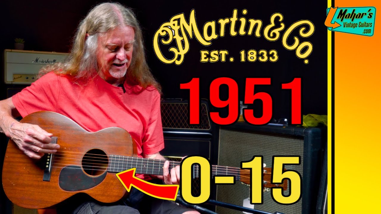 Martin 0-15 1951 – Vintage All-Mahogany Acoustic Guitar