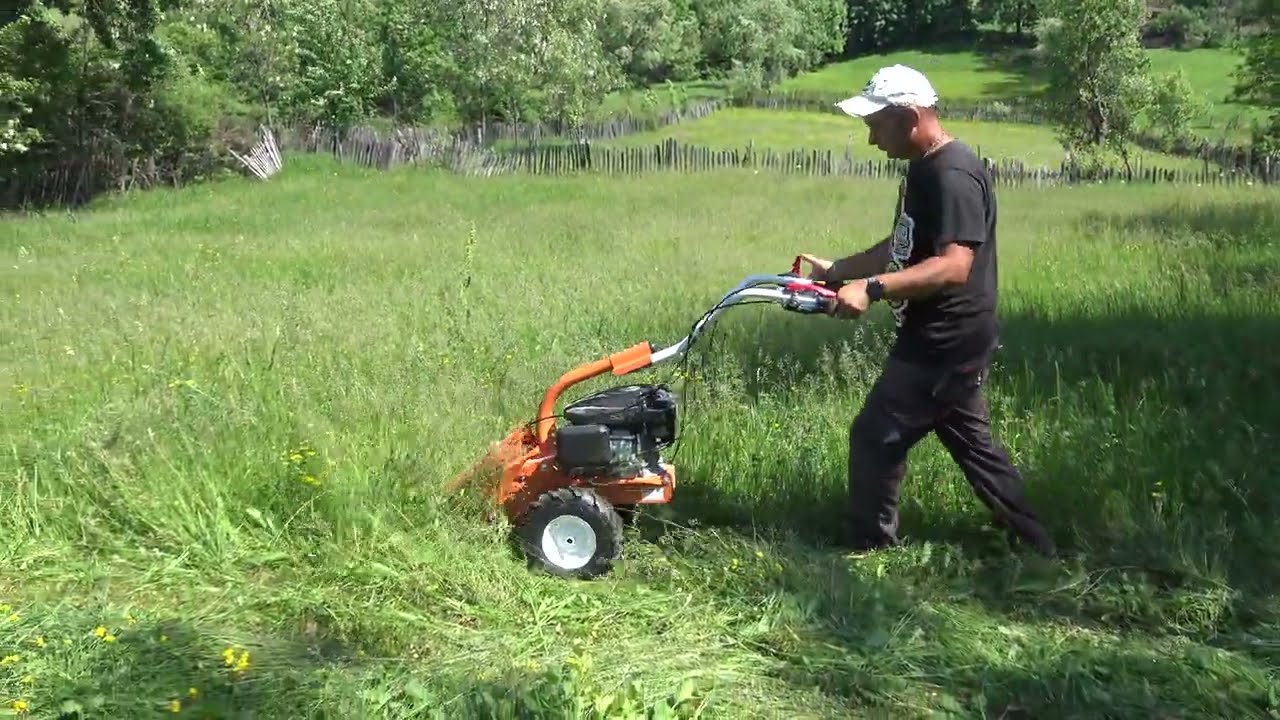 Motocositoarea Ruris DAC 777k - cosire la fan / Mower 5Hp