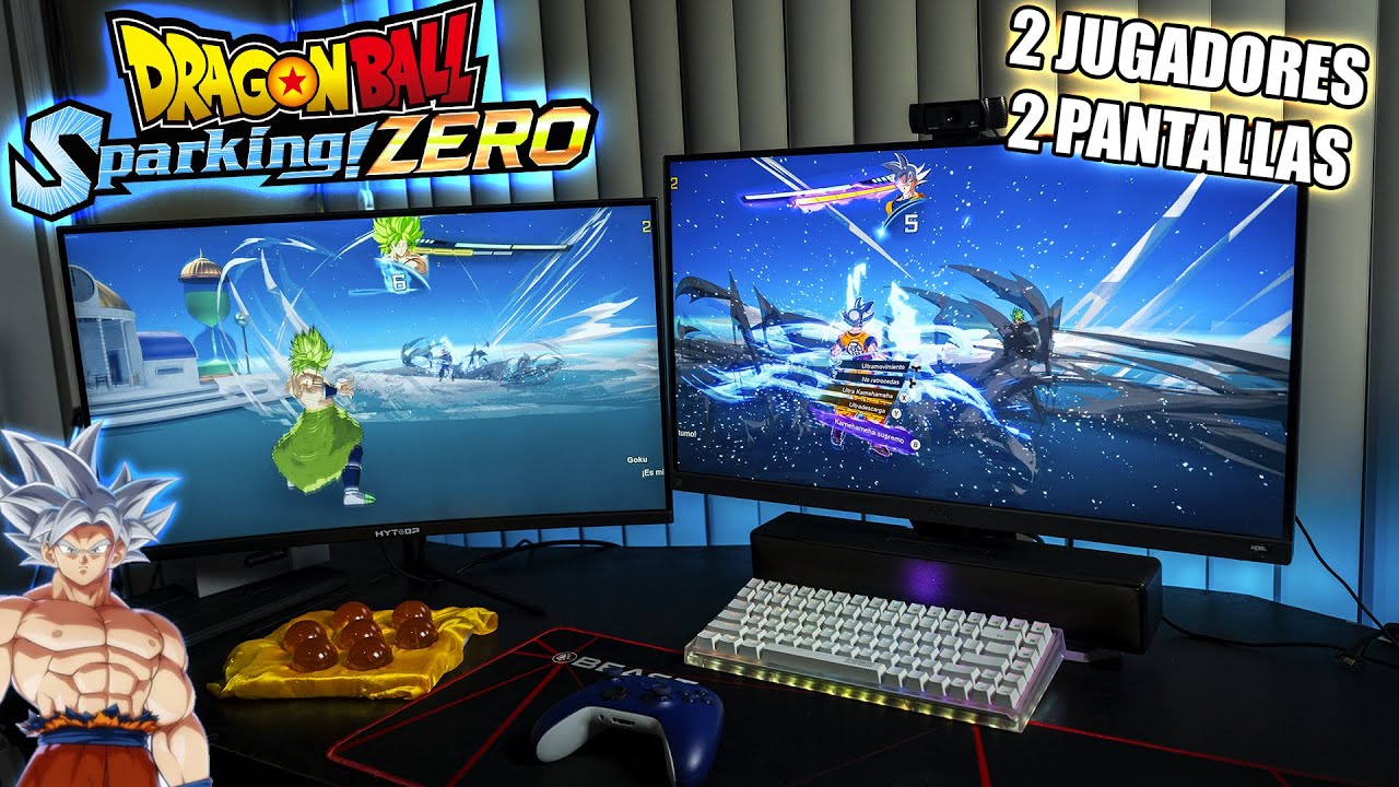 ¿Cómo Jugar DB Sparking! ZERO con DOS MONITORES en PANTALLA DIVIDIDA? TUTORIAL