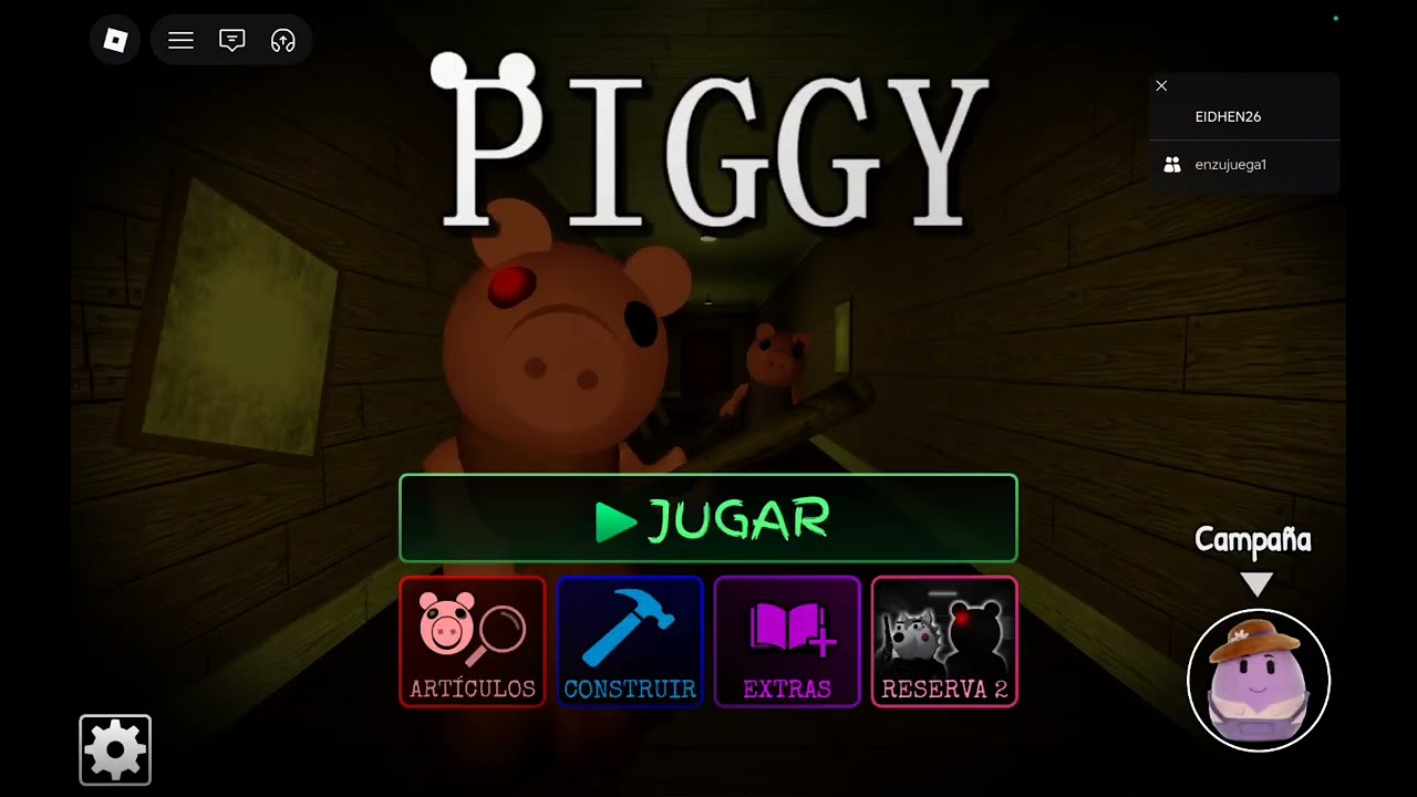 Jugando con enzujuga a piggi capitulo 3 y 4 la galería y el bosque 