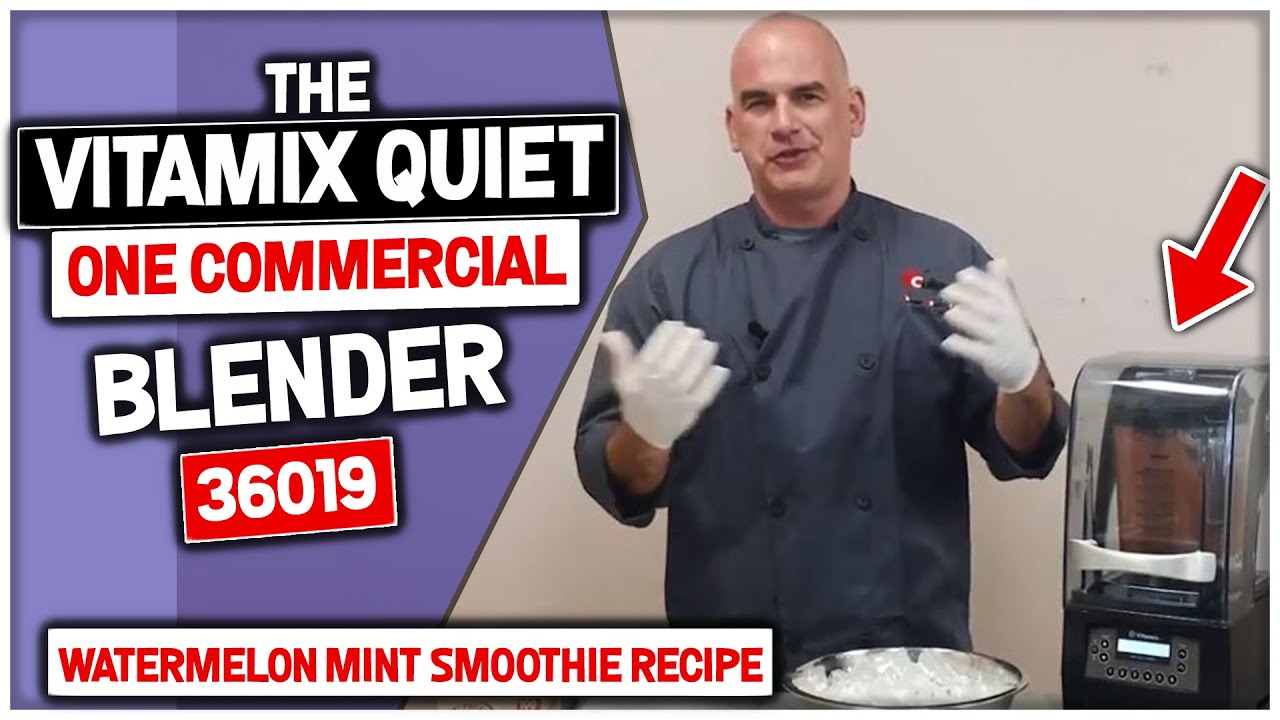 The Vitamix Quiet One Commercial Blender 36019 | Watermelon Mint Smoothie Recipe