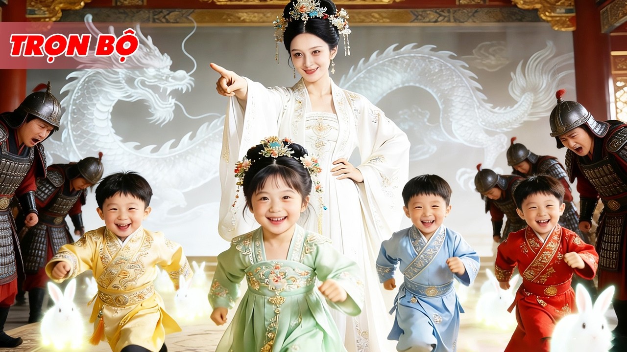 1 bước th&agrave;nh y&ecirc;u vương, n&agrave;o ngờ bị h&atilde;m hại phải đ&agrave;y xuống trần gian, c&ocirc; c&ugrave;ng 3 đứa trẻ quyết trả th&ugrave;