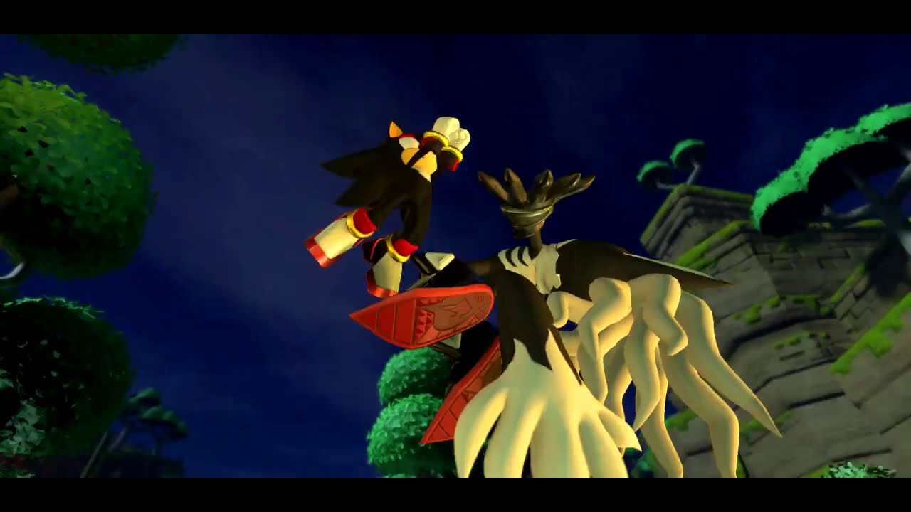 Shadow the hedgehog kicking people compilation