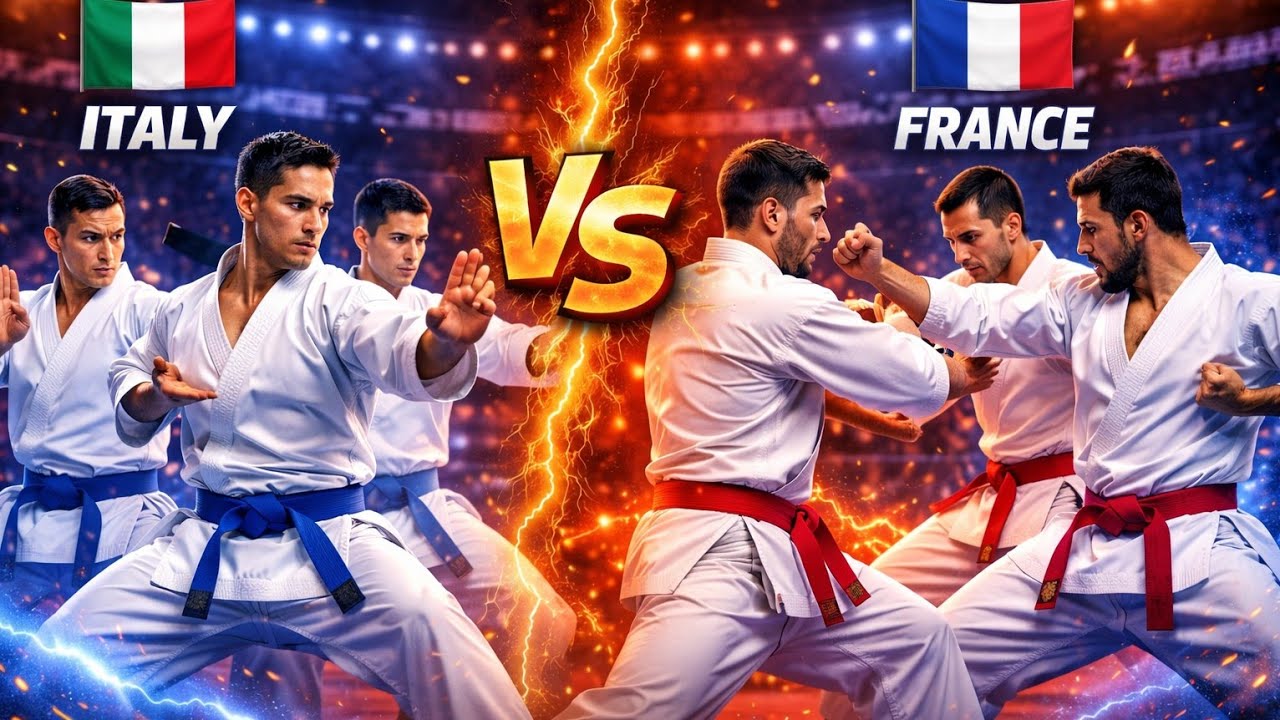 Incredible Team Kata with Bunkai | Italy 🇮🇹 vs Spain 🇪🇸
