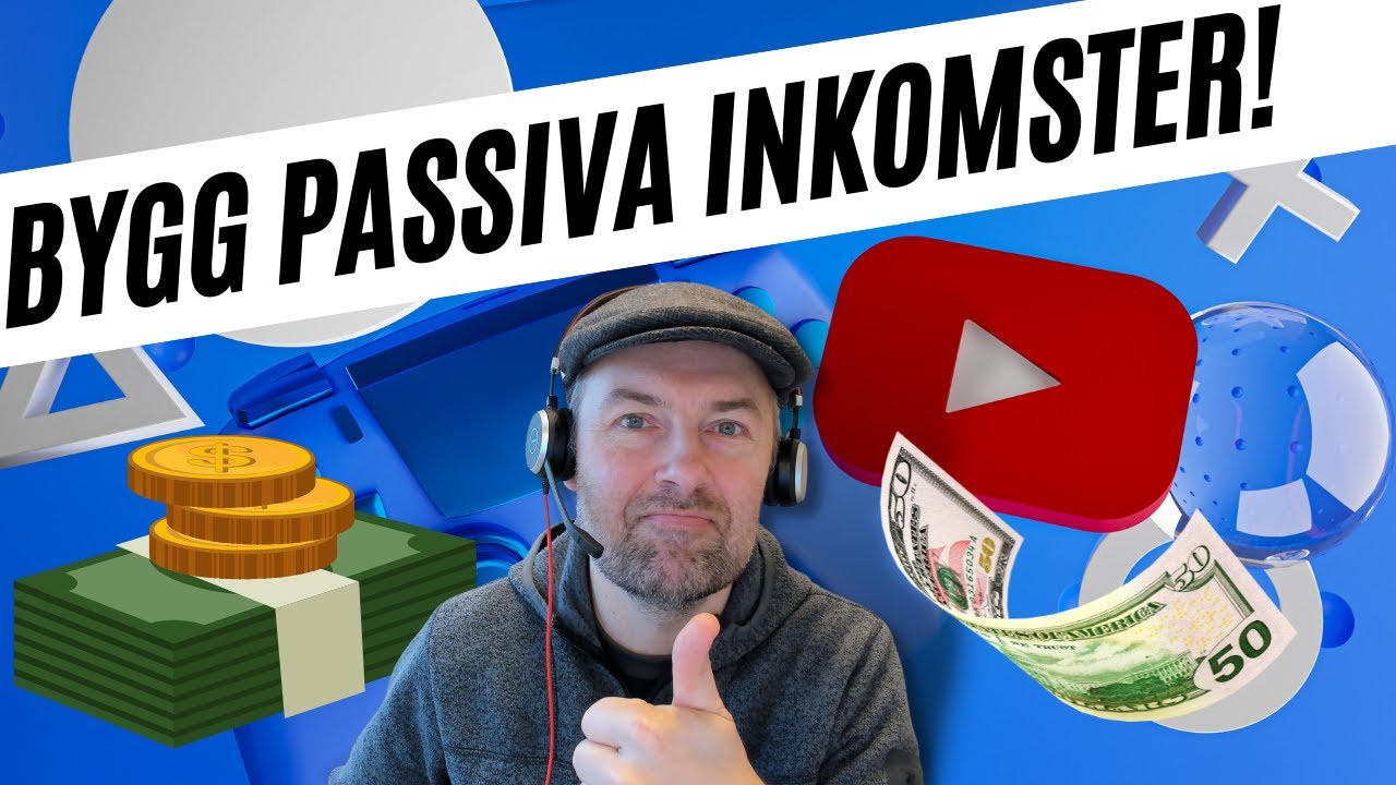 Skapa ekonomisk frihet med passiva inkomster. Tj&auml;na 100,000 SEK extra inkomst per m&aring;nad. Kanalintro.