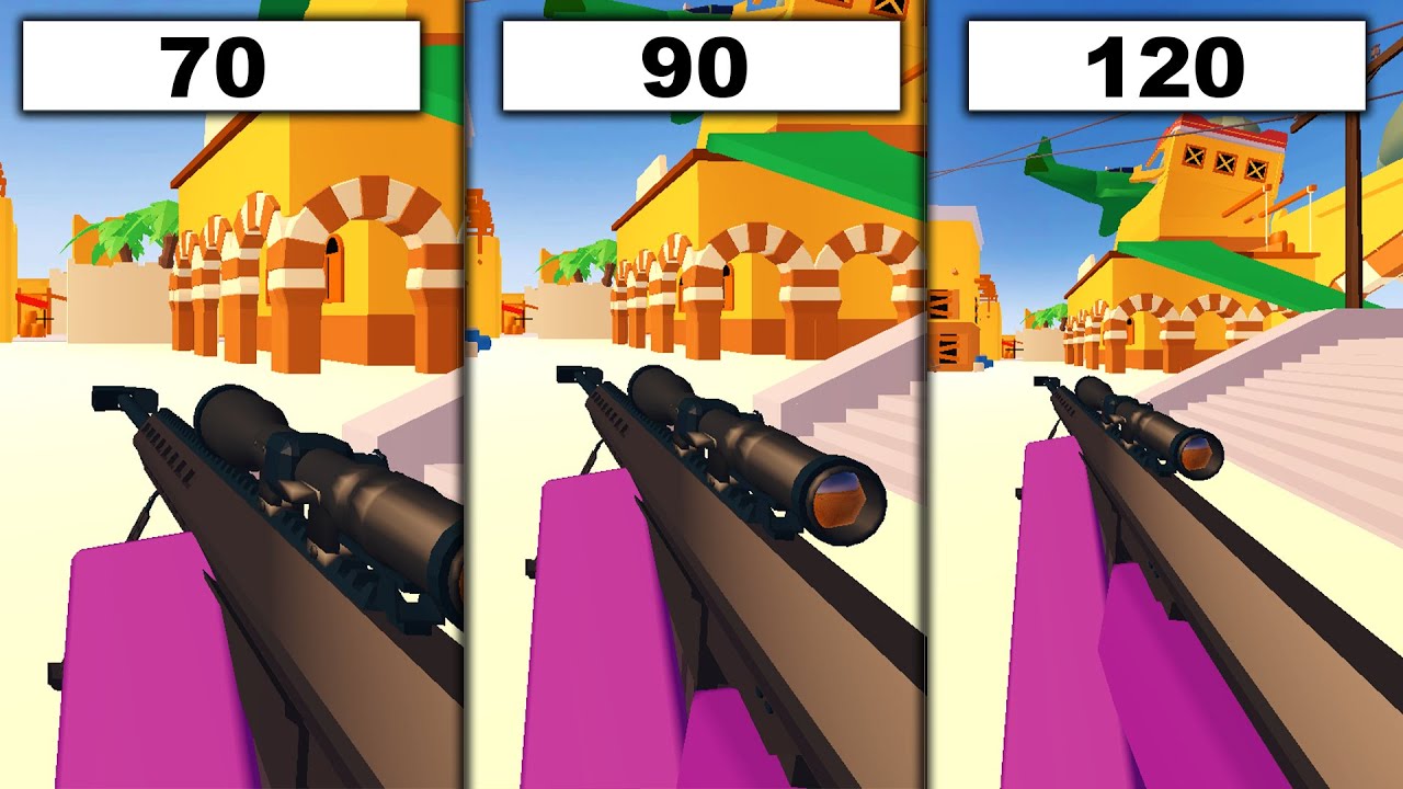 побеждает с КАЖДЫМ FOV.. (Roblox Arsenal)