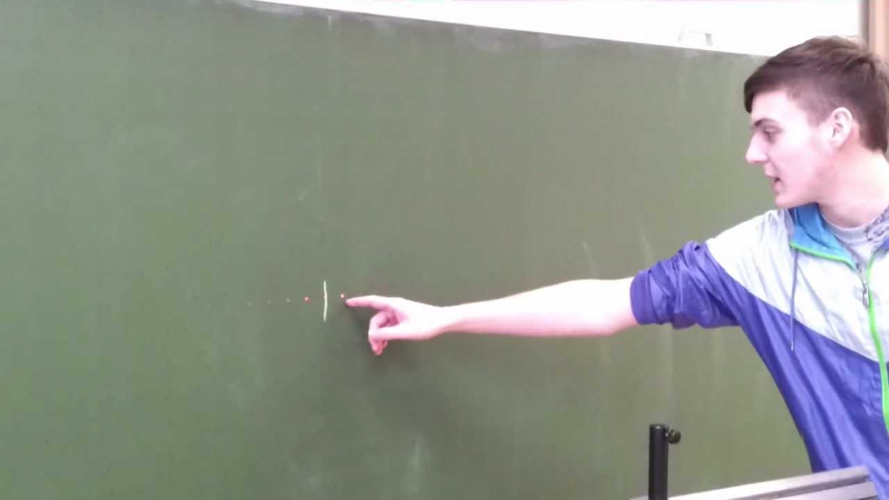 Experimentelle Bestimmung der Wellenl&auml;nge eines Lasers