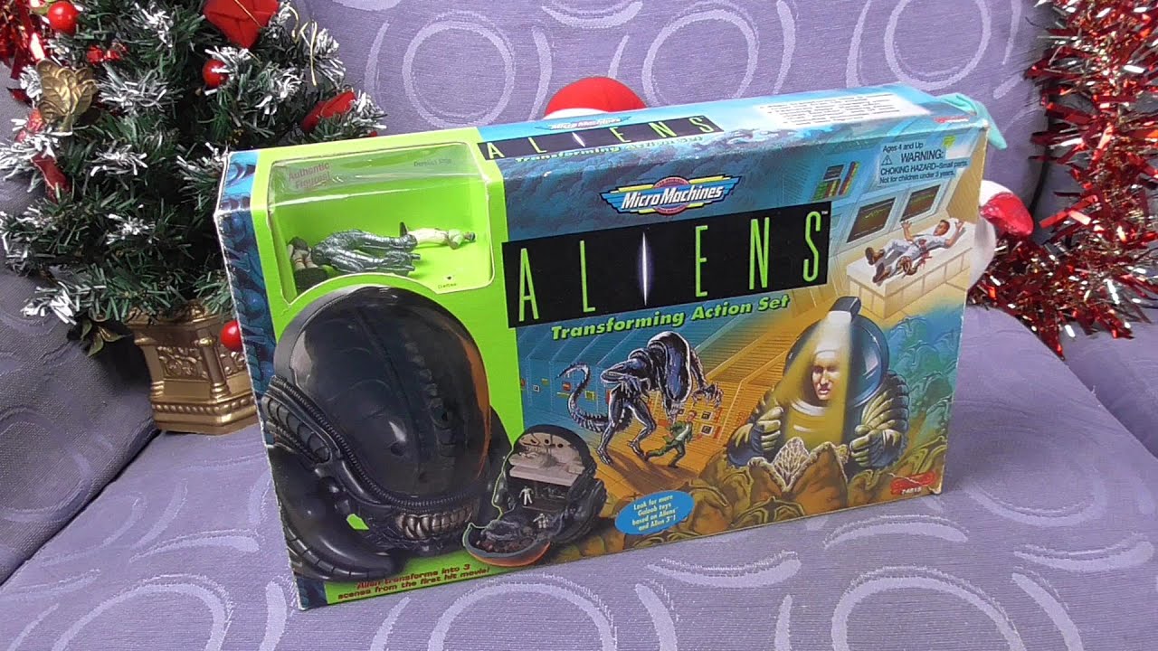 Micro Machines Aliens Transforming Action Set
