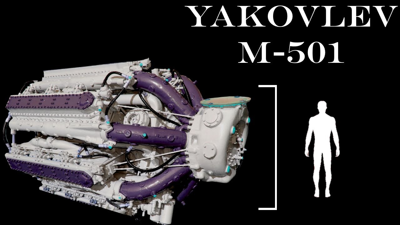 Яковлев М-501 — САМЫЙ БОЛЬШОЙ радиально-поршневой двигатель из когда-либо созданных