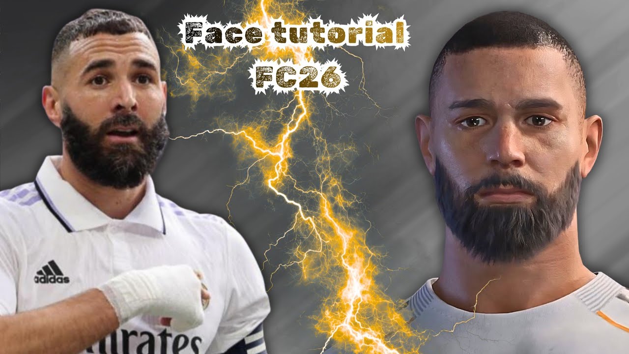 Create Benzema face - FC26