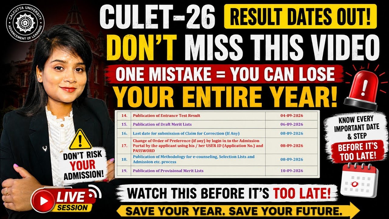 CULET-26 Result Published What Next Indian LegalStudies