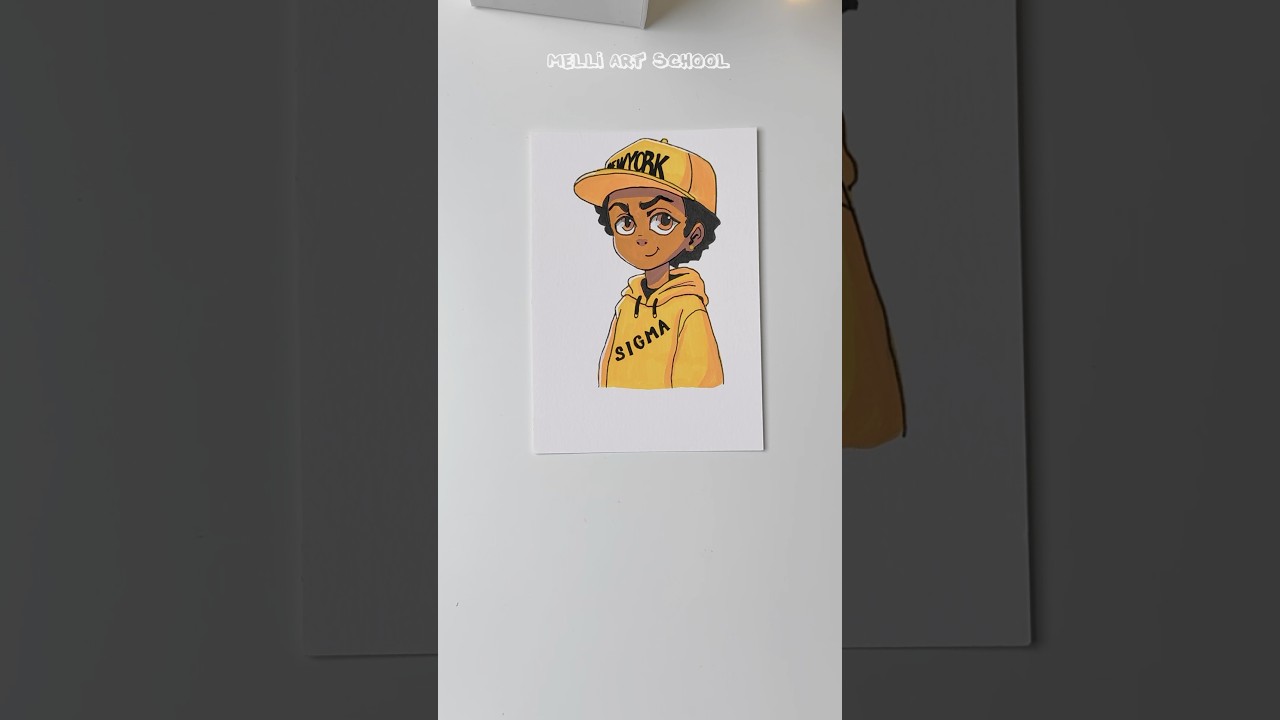 How to Draw Sigma Boy with AR Drawing app #shorts