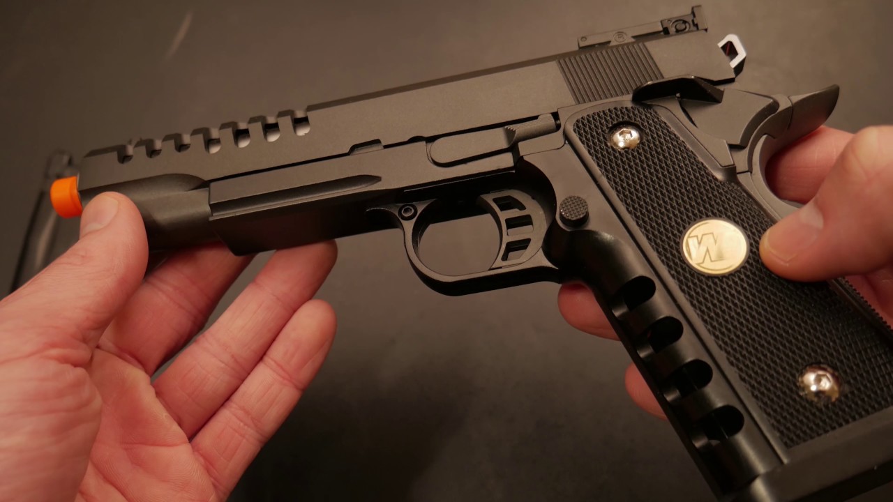 Airsoft WE Hi-Capa 5.1 K GBB - Close Up