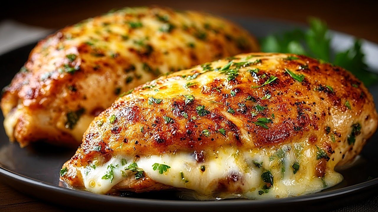 Incredibly delicious stuffed chicken fillet melts in your mouth! Better than in a restaurant. 