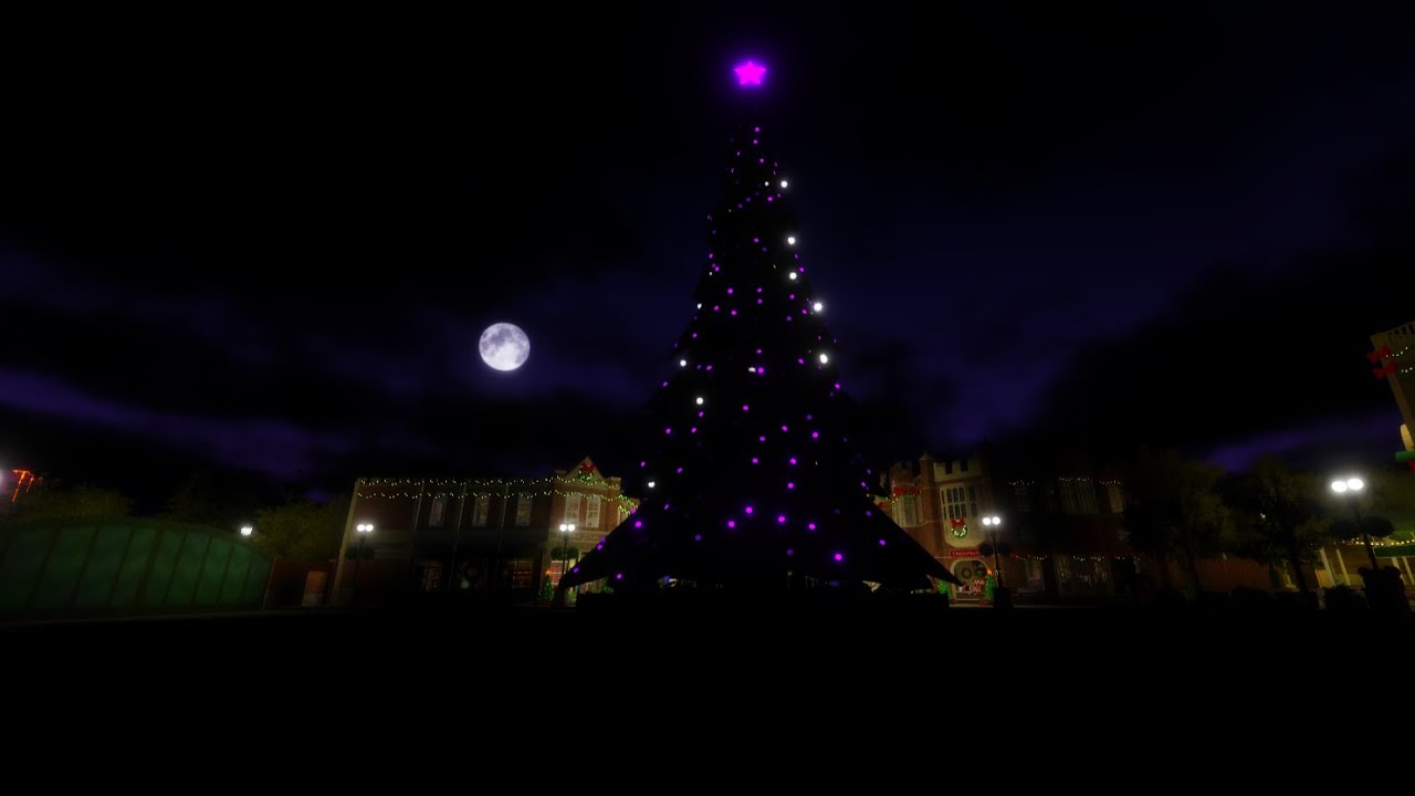 Disneyland Wales Lights of Winter Christmas Tree Light Show