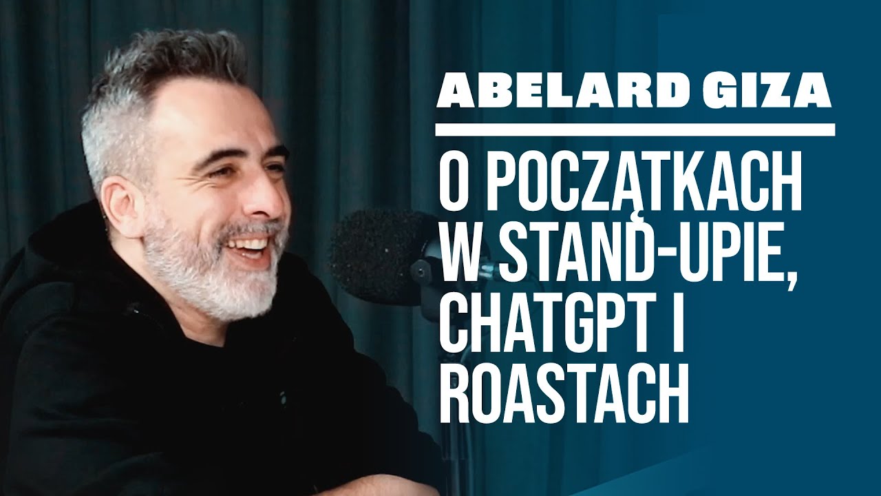 Abelard Giza: Czy AI zastąpi komików? Sekrety stand-upu ujawnione! | GRUBSZY PRZELOT 018