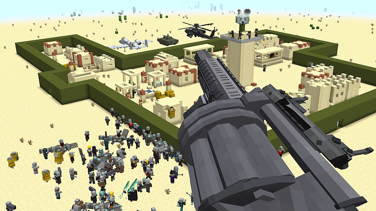 Modern Weapons Raid: Village Defense [Minecraft Warfare]