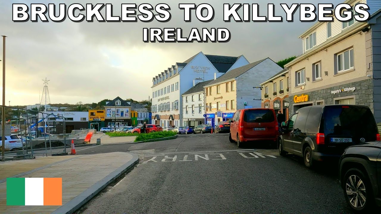 DRIVING from BRUCKLESS VILLAGE to KILLYBEGS TOWN in IRELAND 🇮🇪 4K (60fps)