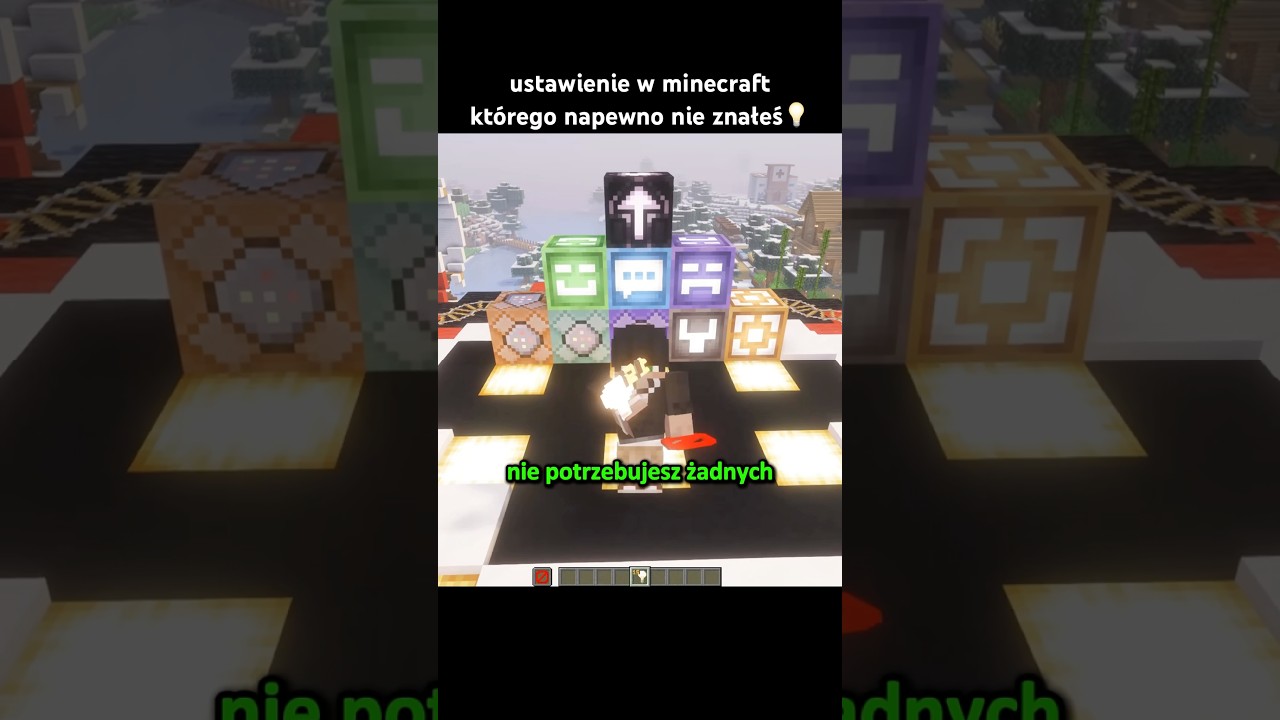 NAPEWNO Nie Słyszałeś o TYM USTAWIENIU w MINECRAFT😭🙏