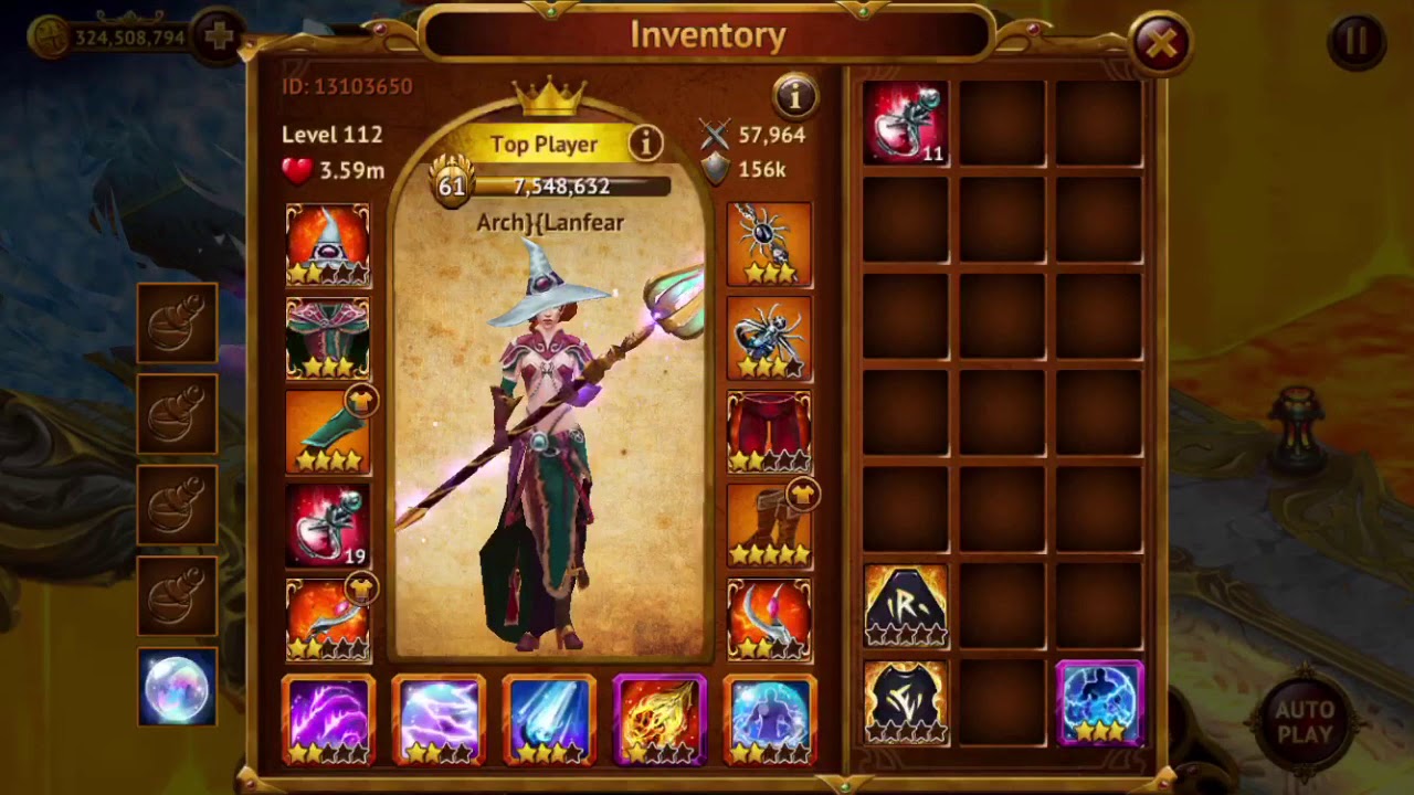 Guild of Heroes - Mage PL 61 vs Zmey the Devourer RPL 66