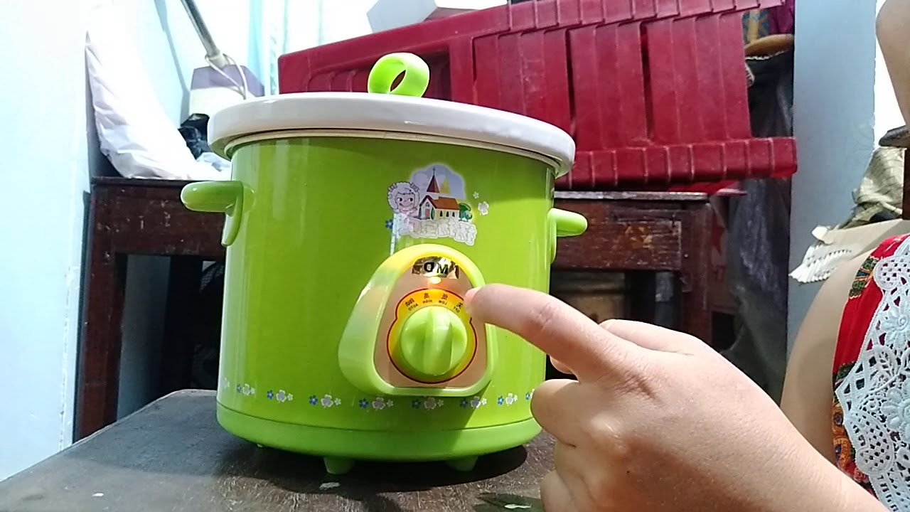 Hướng dẫn sử dụng nồi hầm cháo chậm cho bé
