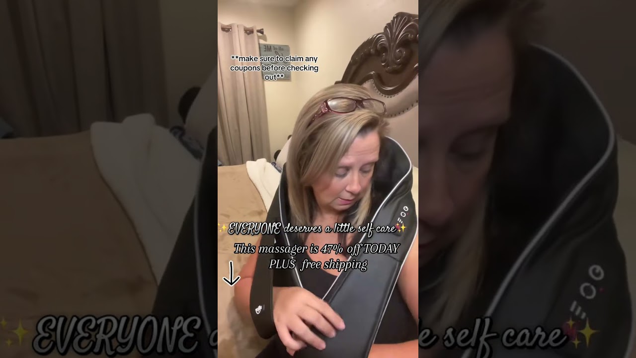 Best Shiatsu Massager for Neck & Back Relief! #shiatsu #neck #massager