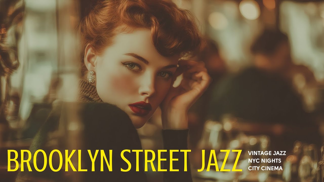 Brooklyn Street at Night — Vintage Jazz & Cinematic City Mood