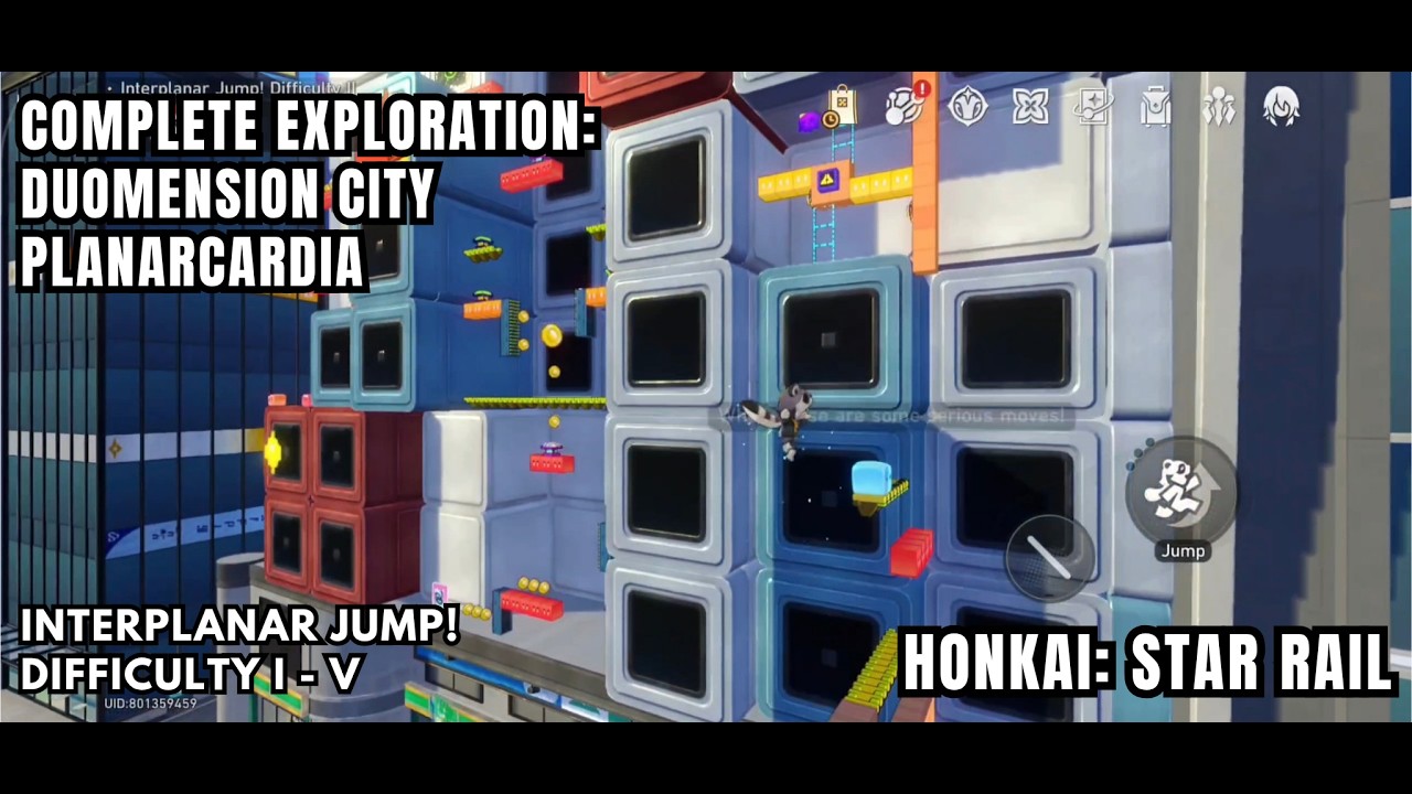 [Honkai: Star Rail Exploration] Duomension City - Planarcardia - Interplanar Jump! Location All 100%