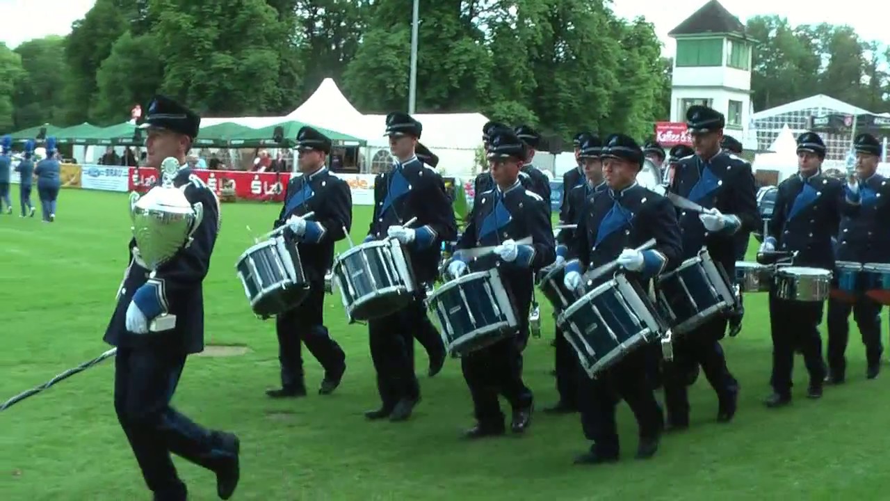 Slagwerkgroep Polyhymnia Mars parade Rastede 02-07-2017