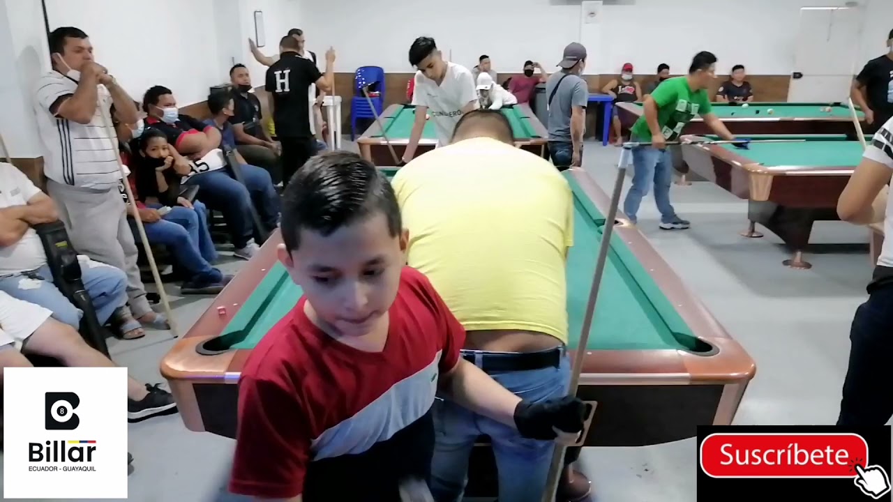 billar.. Gran campeonato infantil adrian vs danilo 🎱🇪🇨