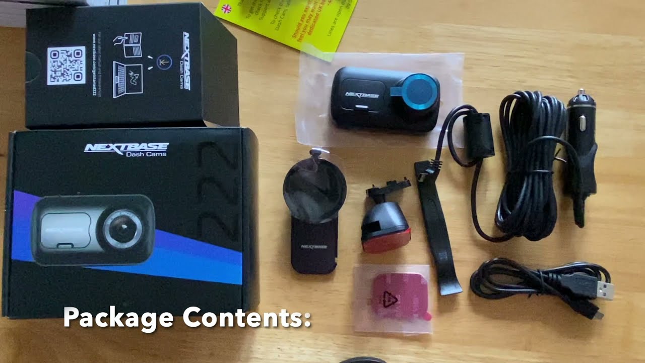 Nextbase 222 Dashcam - OpenBox Set Up and Different Weather Day and Night Footage