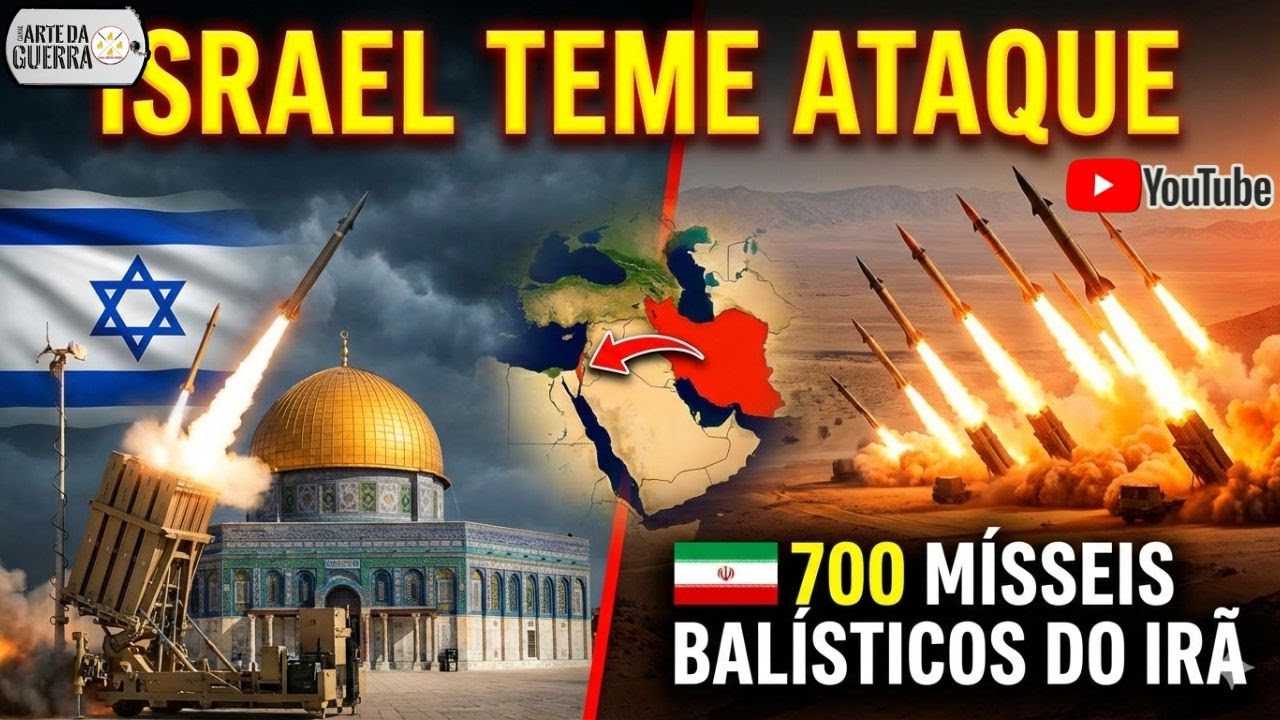 Israel Teme Ataque de 700 Mísseis Balísticos do Irã