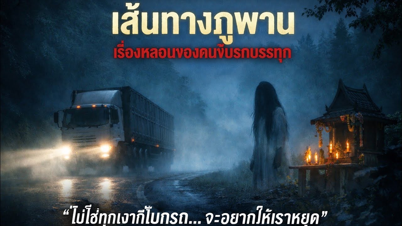 เส้นทางภูพาน เรื่องหลอนของคนขับรถบรรทุก เรื่องเล่าตำนาน