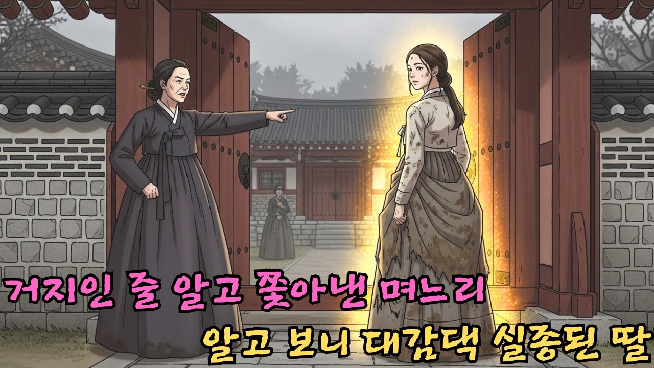 거지인 줄 알고 쫓아낸 며느리… 알고 보니 대감댁의 실종된 딸? | 야담·민담·전설·옛날이야기·오디오북