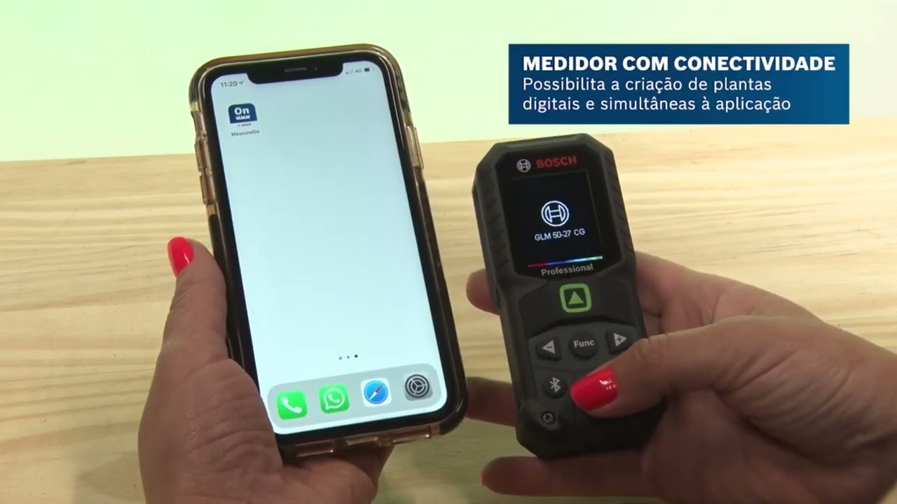 Medidor a Laser Verde GLM 50-27 CG - BOSCH