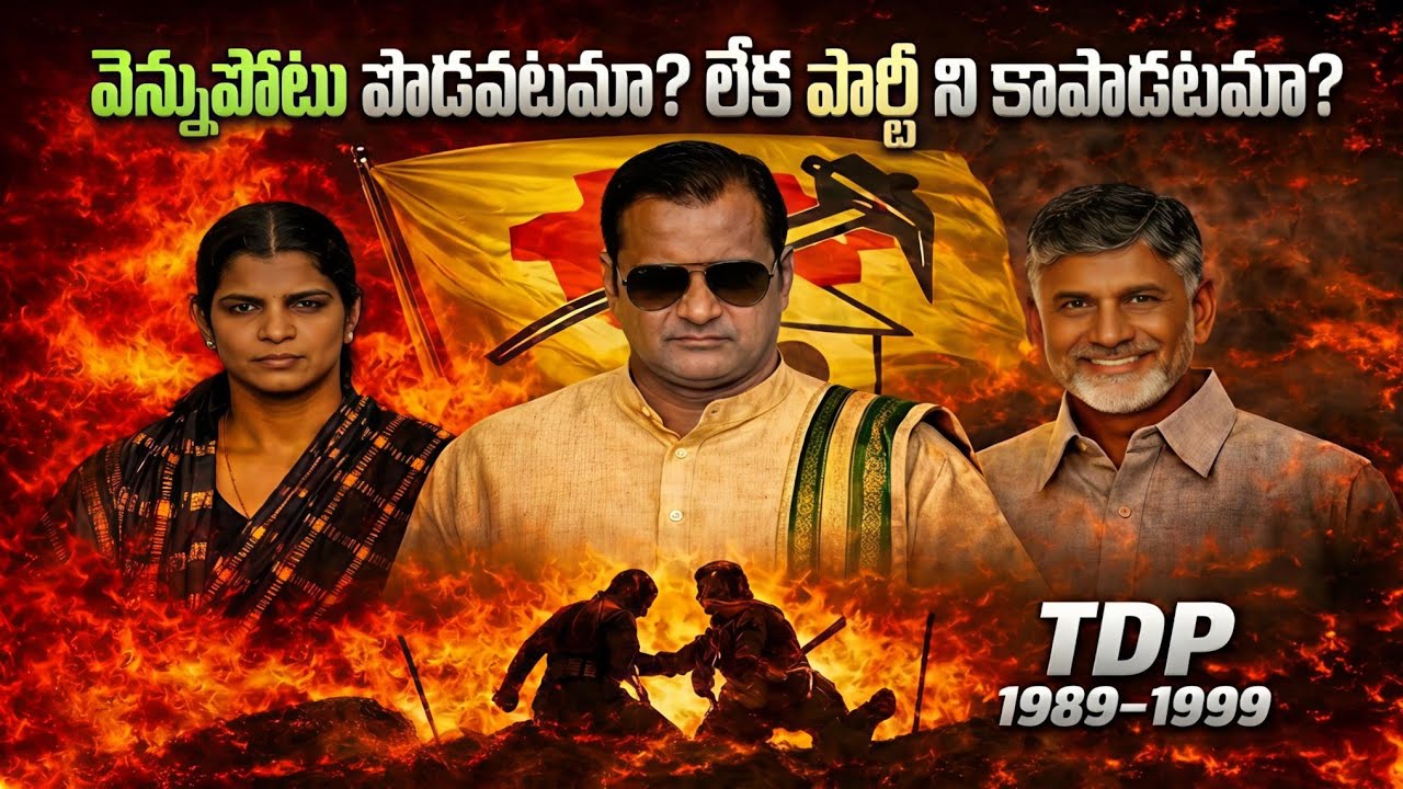 EP:2 | CBN taking over TDP from NTR | CBN saved TDP from Lakshmi Parvathi | TDP from 1989 to 1999