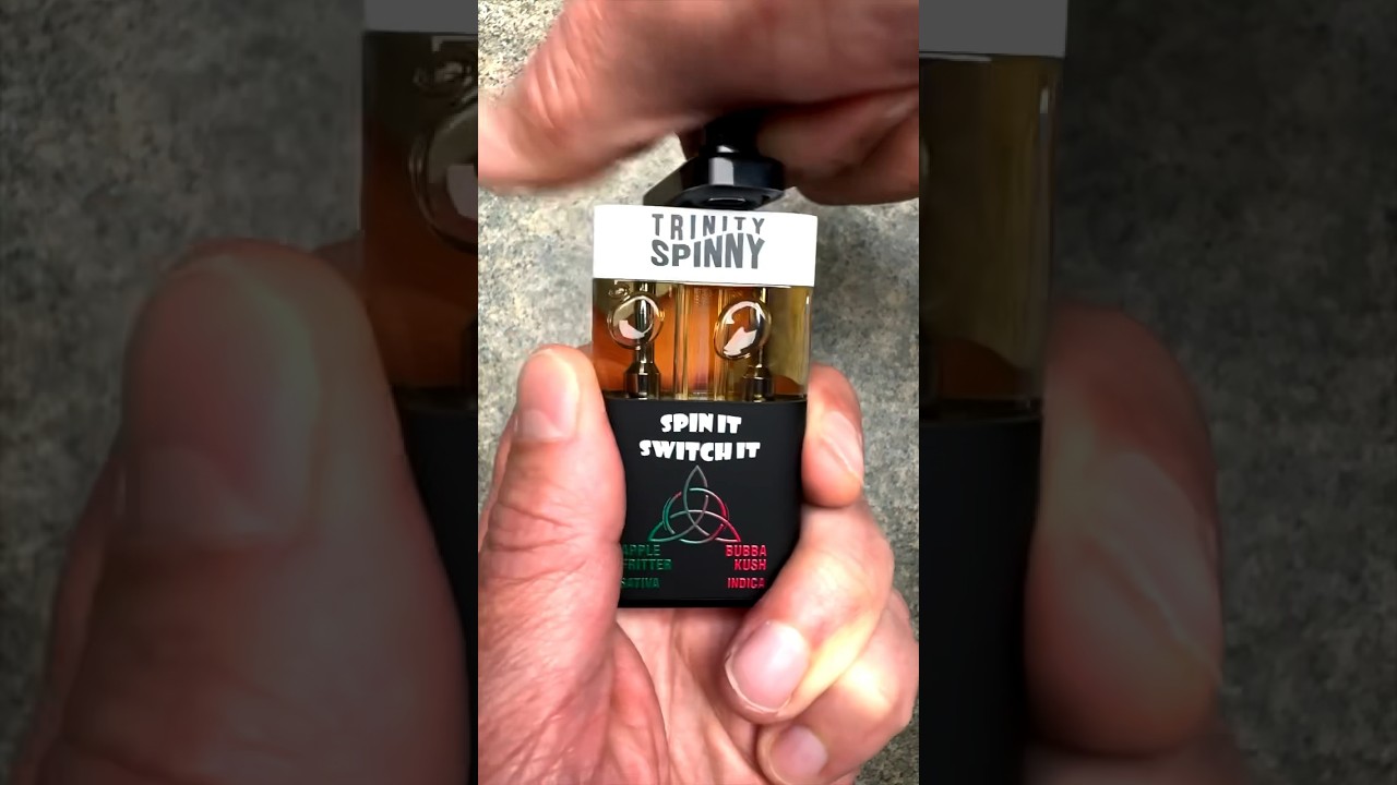 Indica? Sativa? Spin it!! (Trinity Spinny ASMR) #VAPING#LEGALWEED#420#THC#HEMP#CBD#TRENDING#CUSH#WVO